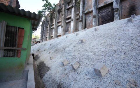 Imagem do post Prefeitura entrega contenção de encosta no Ogunjá e beneficia cerca de 60 famílias