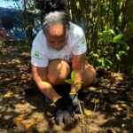 Ação do Projeto Mares retira mais de 40 kg de lixo em manguezal na Ilha de Itaparica