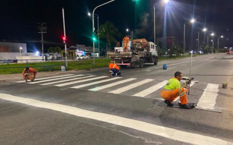 Imagem do post Lauro de Freitas amplia sinalização viária em diferentes pontos da cidade