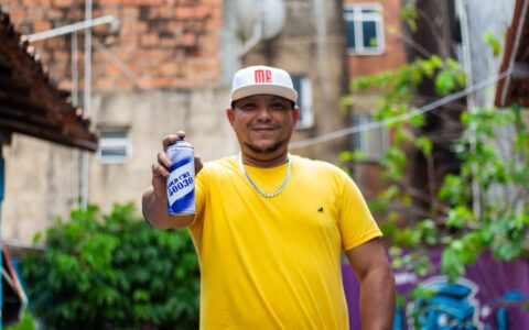 Imagem do post Sem santinho: candidato do Hip-Hop aposta em spray e materiais reaproveitados na campanha