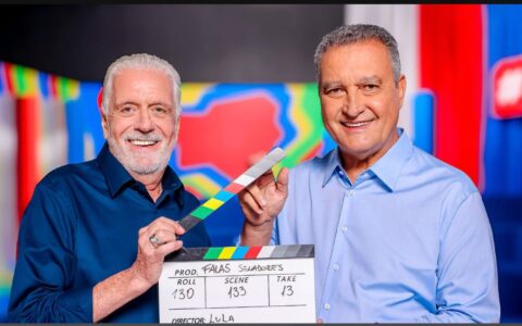 Imagem do post “Preciso da força desses dois senadores”: Lula pede votos para Wagner e Rui em estreia de propaganda