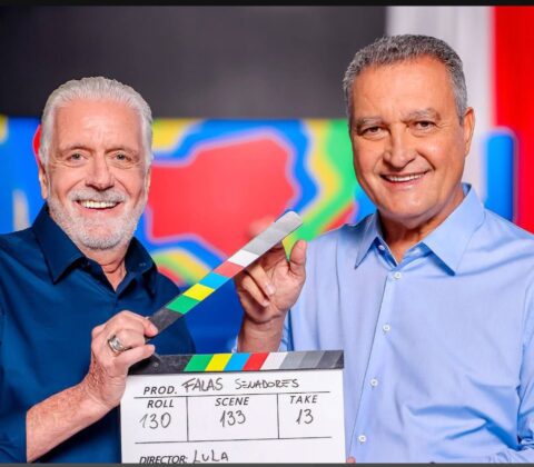 Imagem do post “Preciso da força desses dois senadores”: Lula pede votos para Wagner e Rui em estreia de propaganda