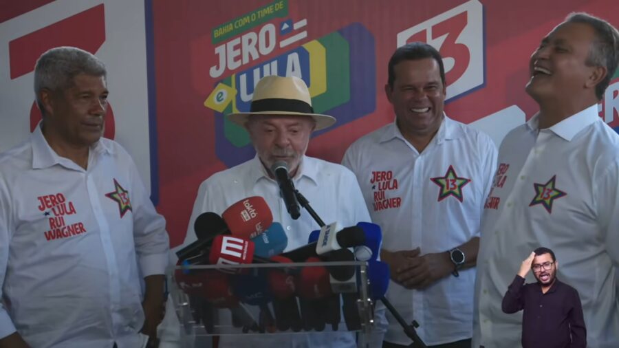 Lula destaca Liberdade e atuação de Rui Costa em caminhada de campanha em Salvador