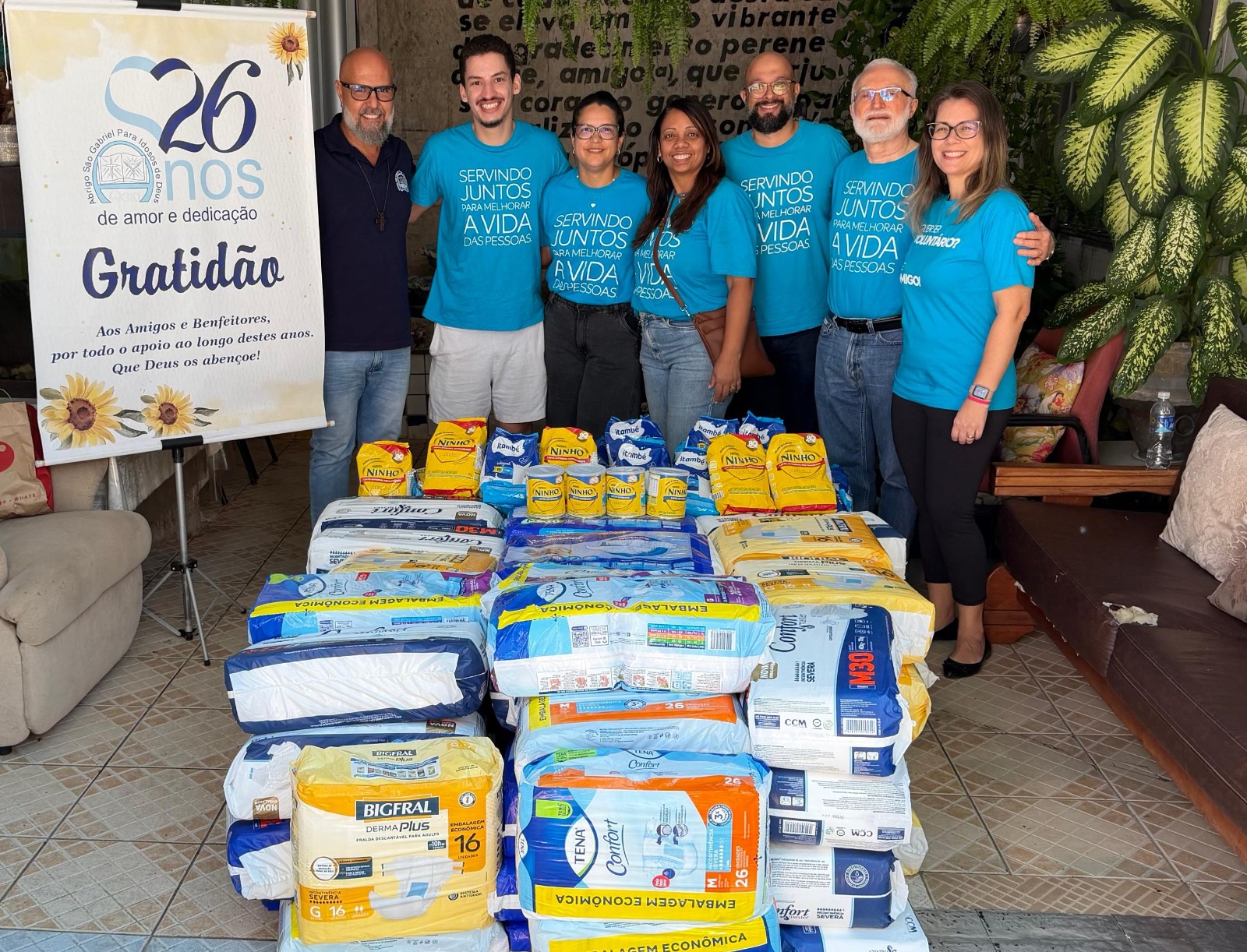 Voluntários da Braskem promovem gincana solidária em benefício de abrigo de idosos em Salvador