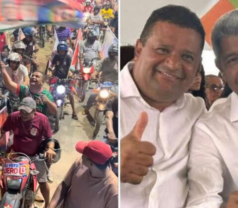 Imagem do post Do União Brasil de ACM Neto, prefeito de Itagi faz motociata em apoio a Jerônimo