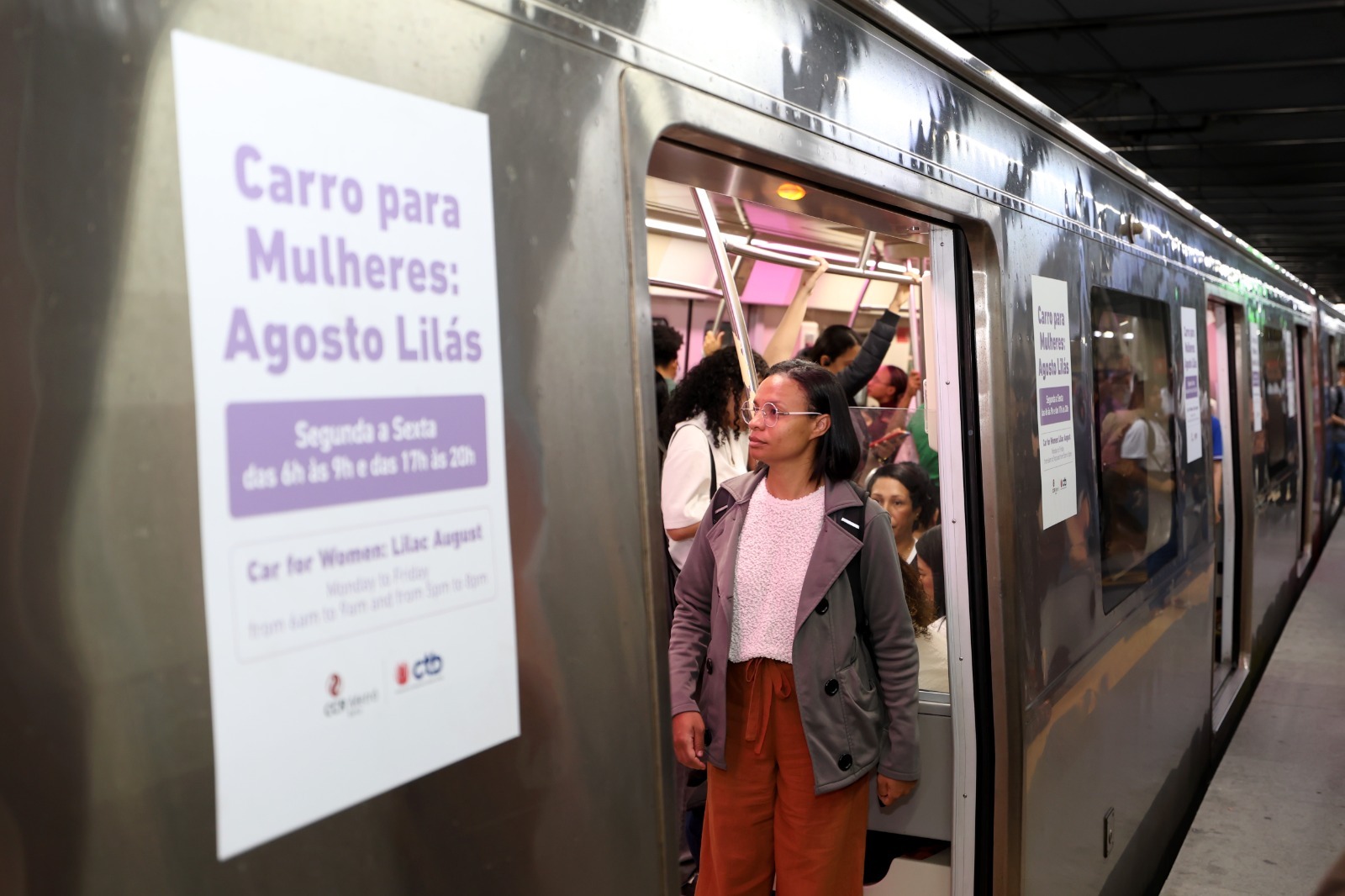Vagão exclusivo para mulheres passa a ser permanente no Metrô de Salvador