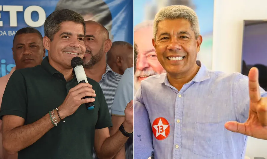 ACM Neto e Jerônimo aparecem empatados em nova pesquisa para governador da Bahia; veja os números
