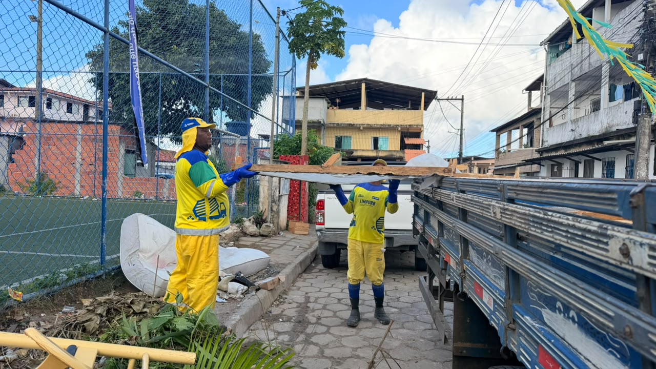 Castelo Branco recebe operação da Limpurb contra lixo e focos do Aedes aegypti