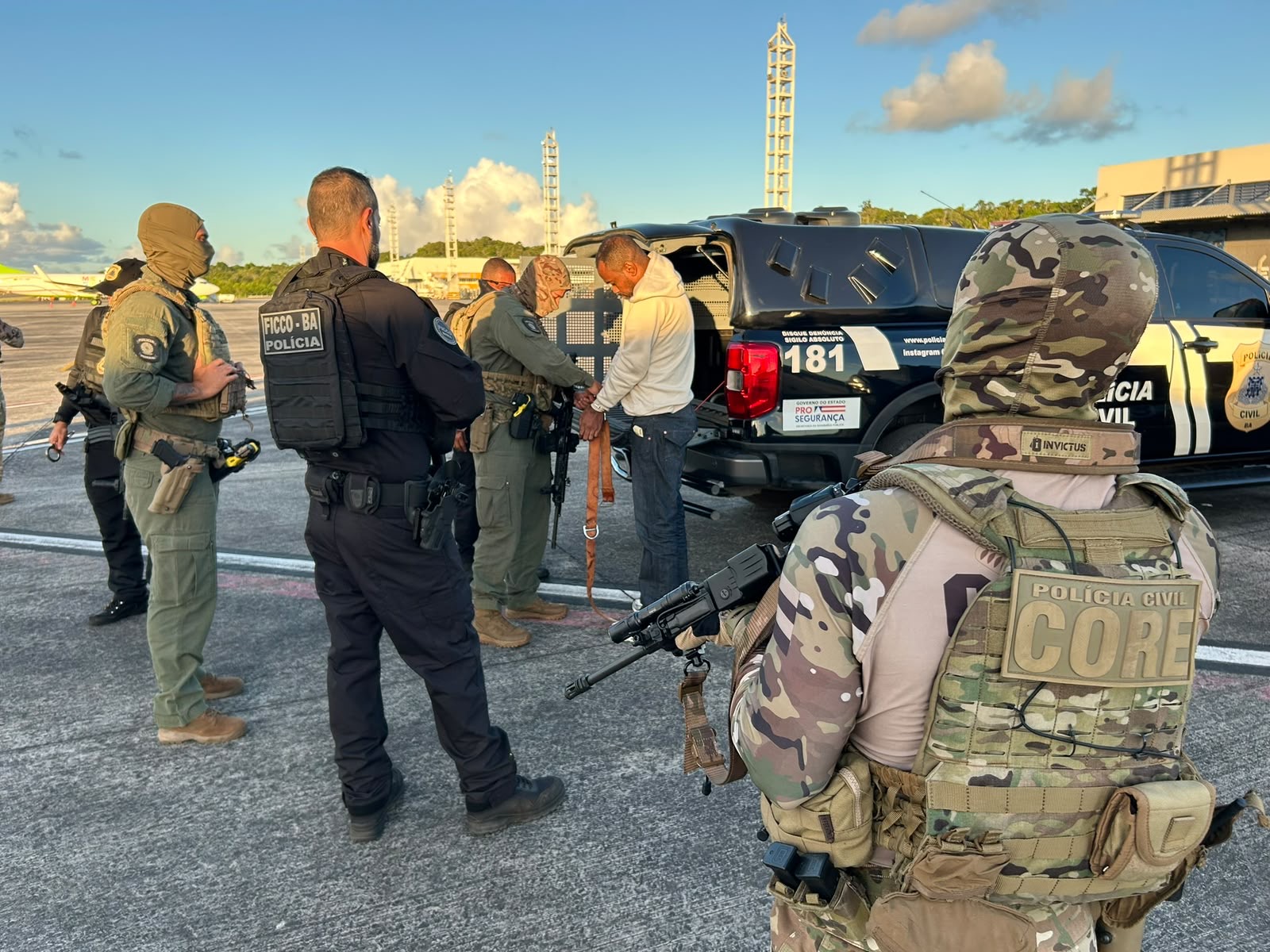 Faccionados fogem da Bahia e são capturados em outros estados