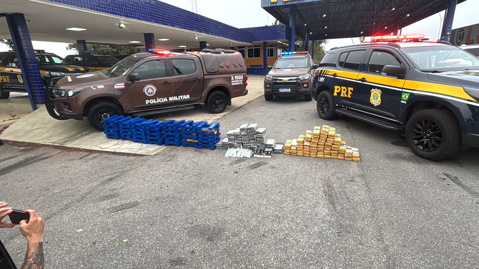 Envio para o BDM: 250 kg de drogas enviadas pelo PCC são apreendidas