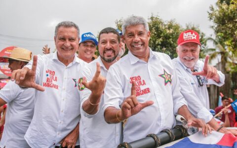 Imagem do post Eleições na Bahia: Jerônimo, Rui e Wagner mobilizam o Extremo Sul em carreatas