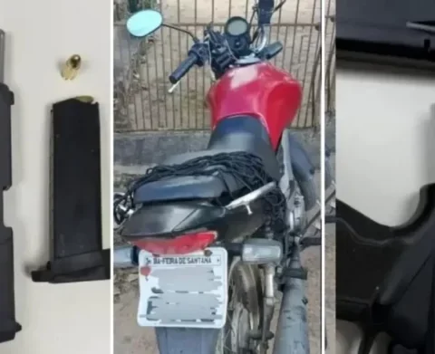 Imagem do post Polícia Militar apreende duas pistolas, drogas e recupera moto roubada em Feira de Santana