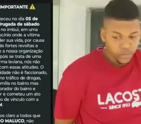 Imagem do post BDM nega ligação com acusado de matar Brenda Nicole e diz não compactuar com crime