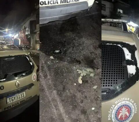 Imagem do post Curuzu: Viatura da PM é atacada com garrafas durante festa ‘paredão’
