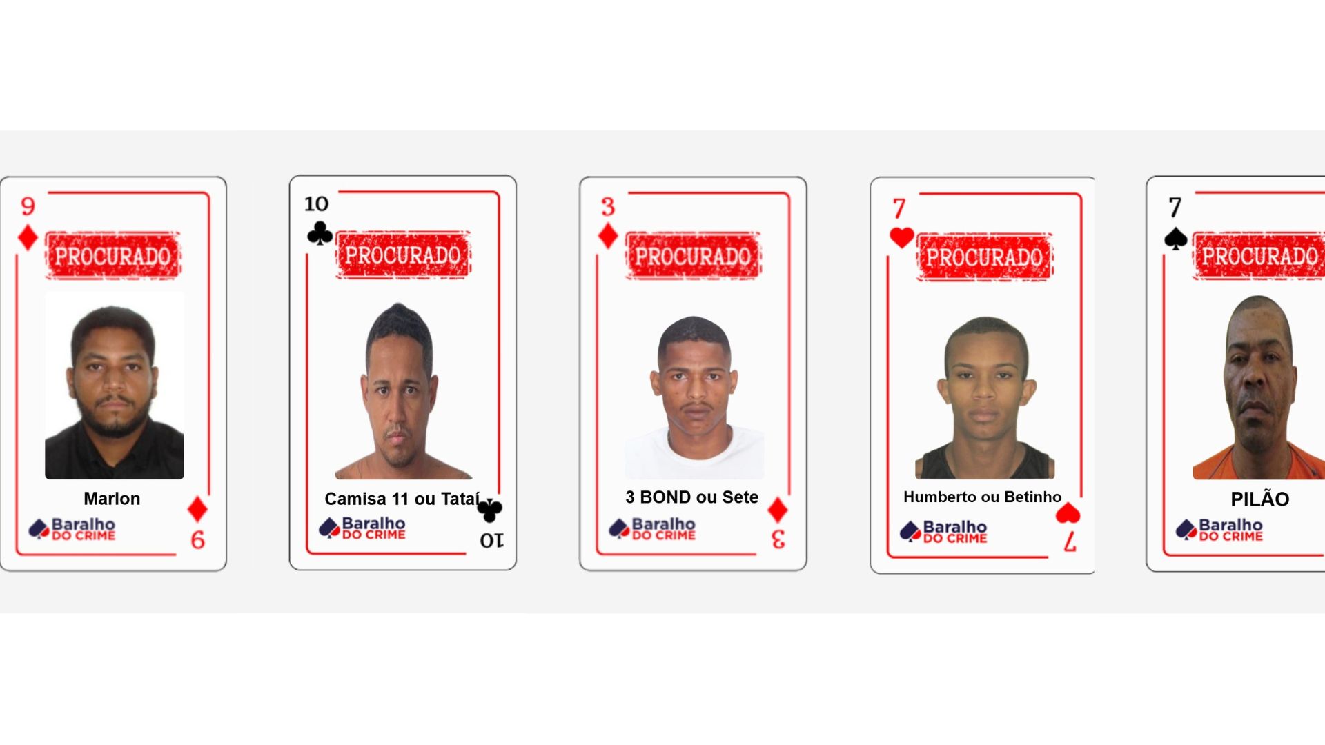 Polícia da Bahia alcança 10 integrantes do Baralho do Crime em 2026