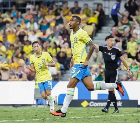 Imagem do post Brasil leva susto, mas Rayan salva Seleção no fim em empate com a Austrália