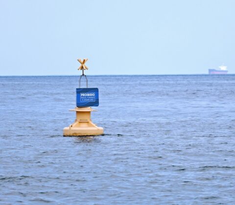 Imagem do post Prefeitura instala boias para delimitar área de banho no Porto da Barra