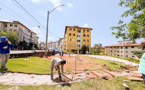 Imagem do post Praça em Itinga ganha novos equipamentos de lazer; veja o que será instalado