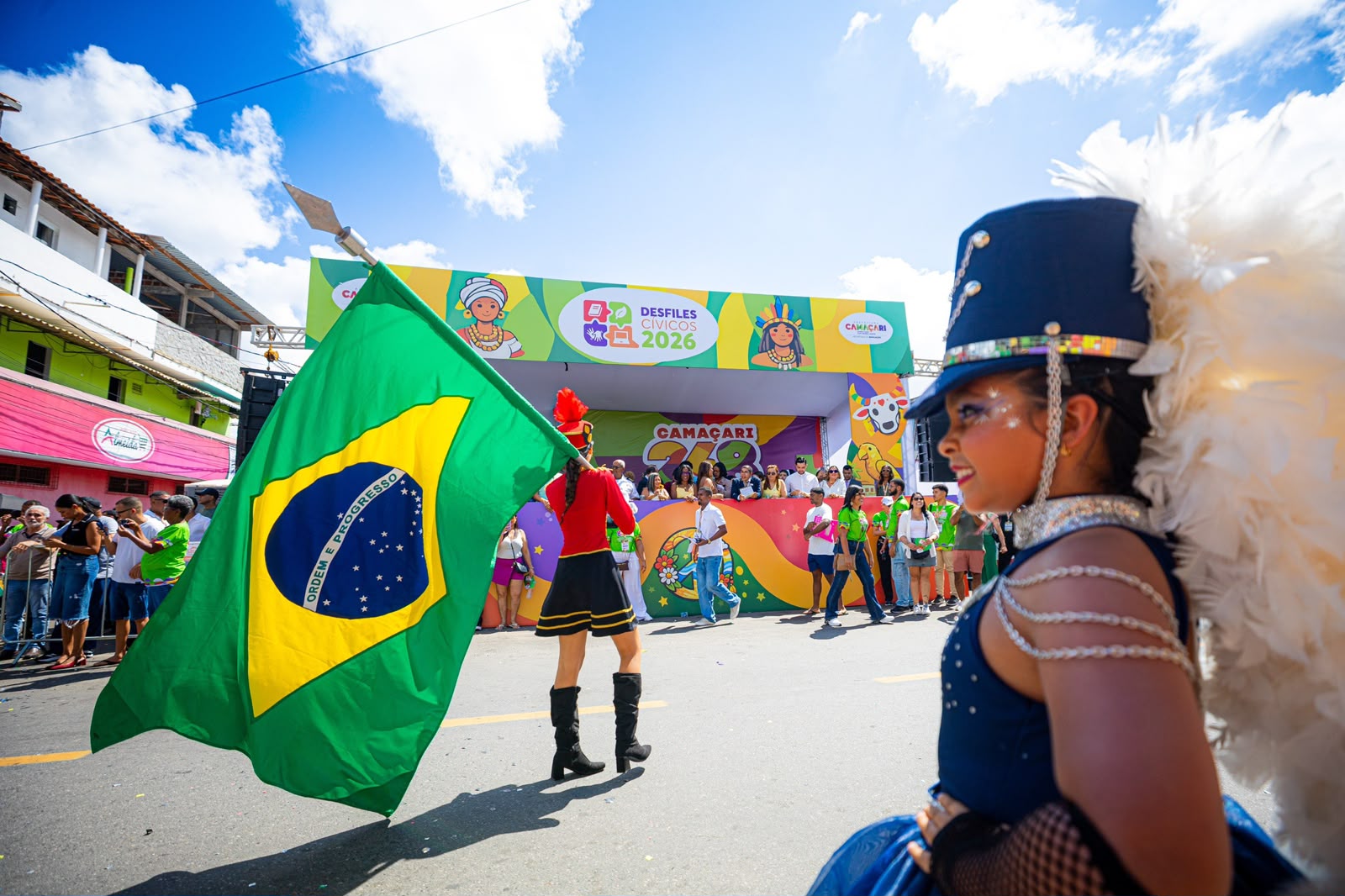 Cores, alegria e tradição tomam conta da Gleba E no desfile de 7 de Setembro