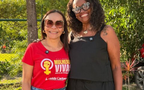 Imagem do post “O voto tem que refletir compromisso, ética e cuidado”, diz Major Denice ao apoiar Ivoneide Caetano