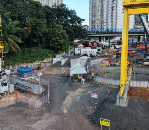 Imagem do post Expansão do metrô: obras entre Lapa e Campo Grande avançam em Salvador