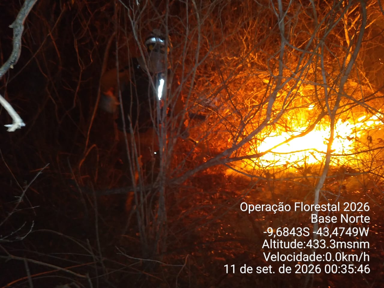 Bahia reforça combate a incêndio florestal no Norte e protege comunidades