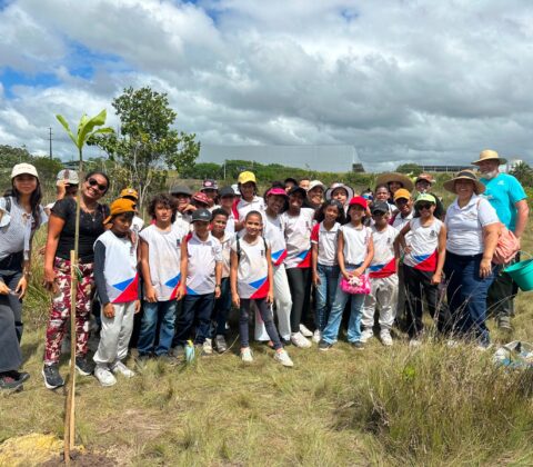 Imagem do post Sedur promove plantio de 30 mudas com estudantes em área de preservação