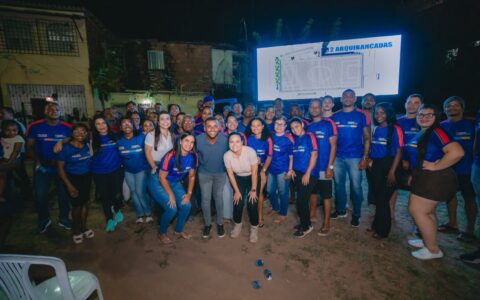 Imagem do post “Investimento que vai valorizar o esporte e fortalecer a convivência do nosso povo”, diz Débora Regis sobre Campo do Caldeirão