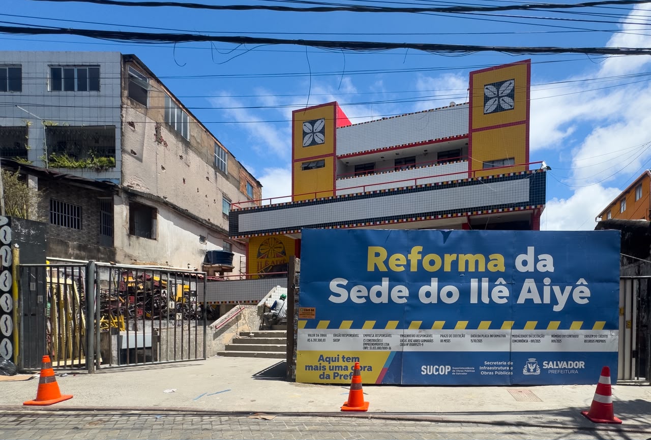 Obras na sede do Ilê Aiyê chegam a 80% e espaço ganha nova estrutura em Salvador