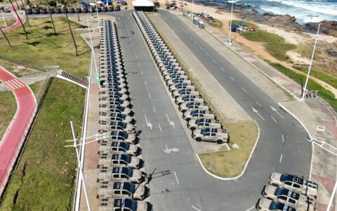 Imagem do post Bahia recebe 115 novas viaturas para reforçar policiamento; veja onde serão usadas