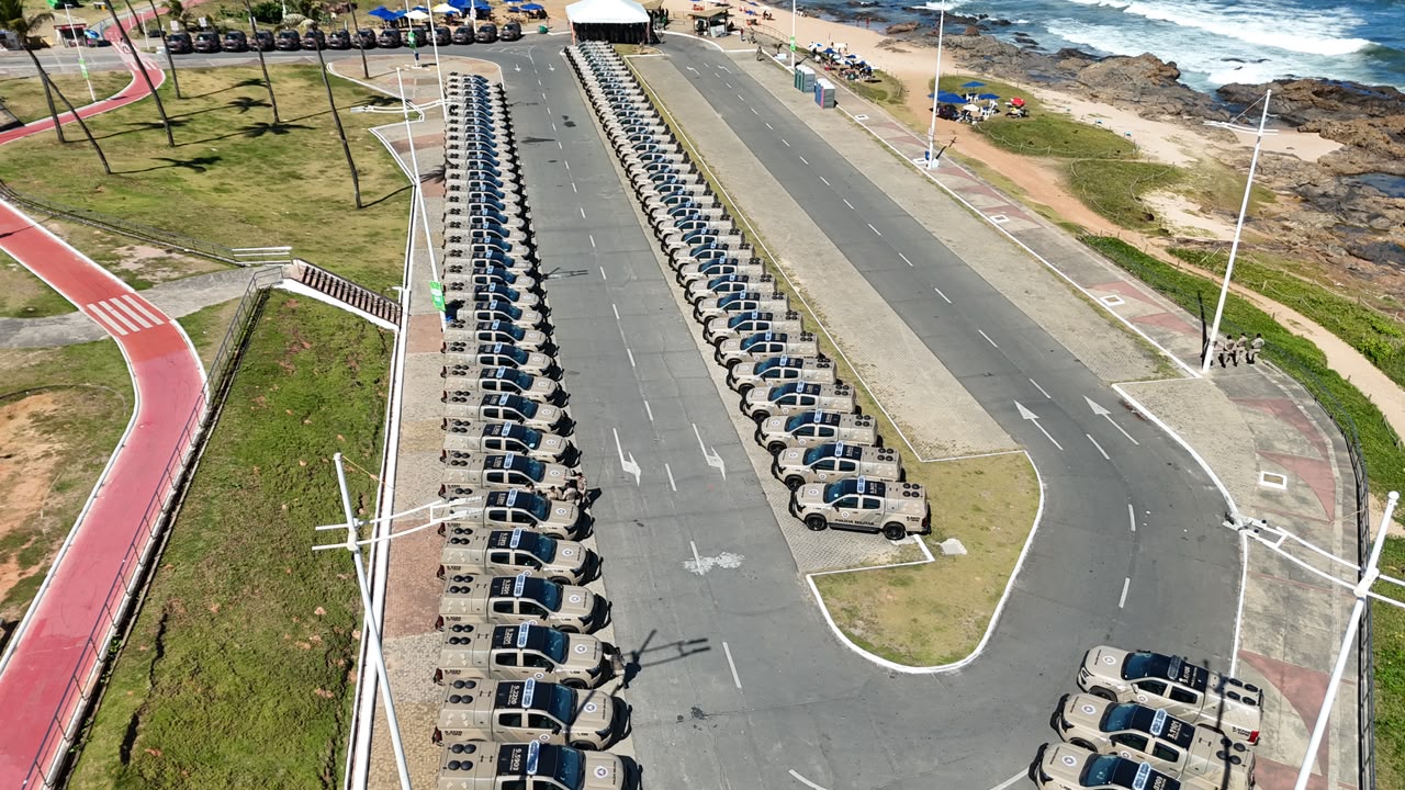 Bahia recebe 115 novas viaturas para reforçar policiamento; veja onde serão usadas