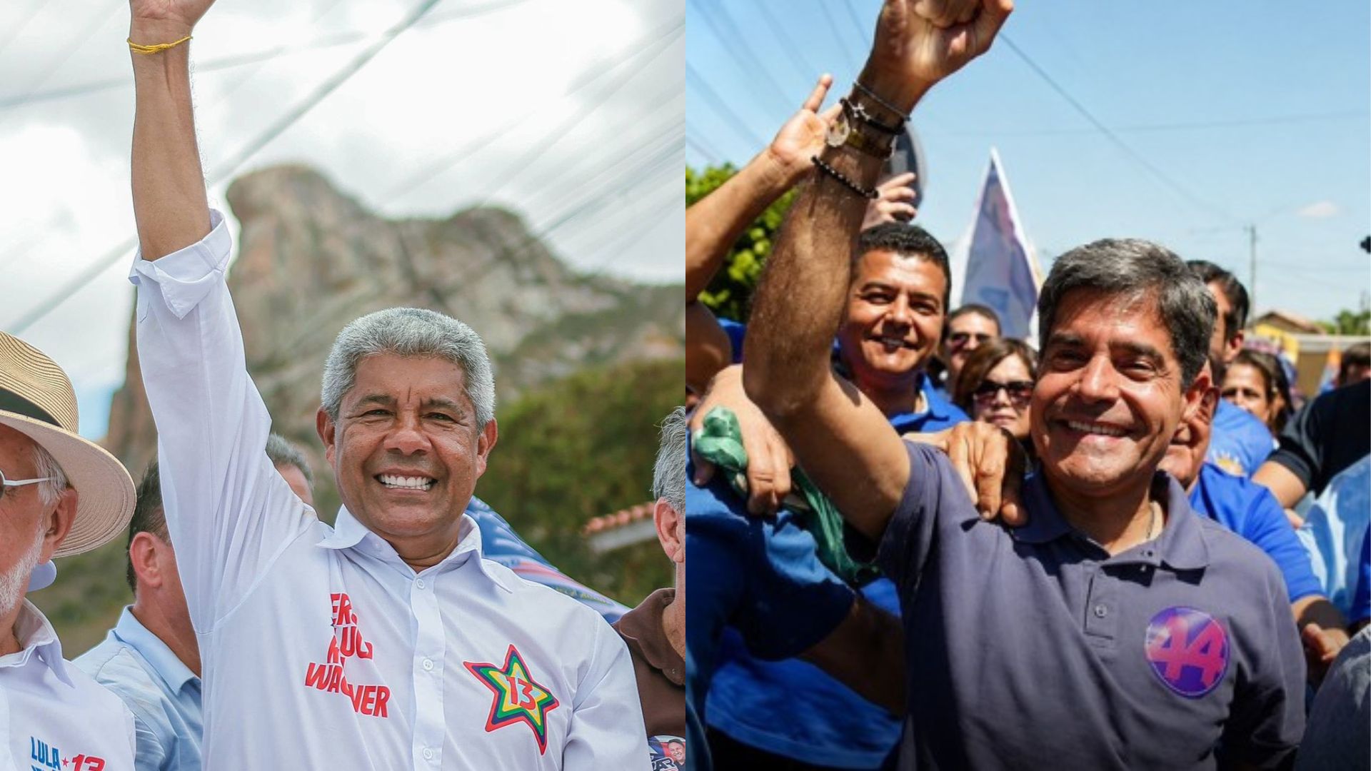 Empate! ACM Neto e Jerônimo aparecem colados em nova pesquisa para governo da Bahia