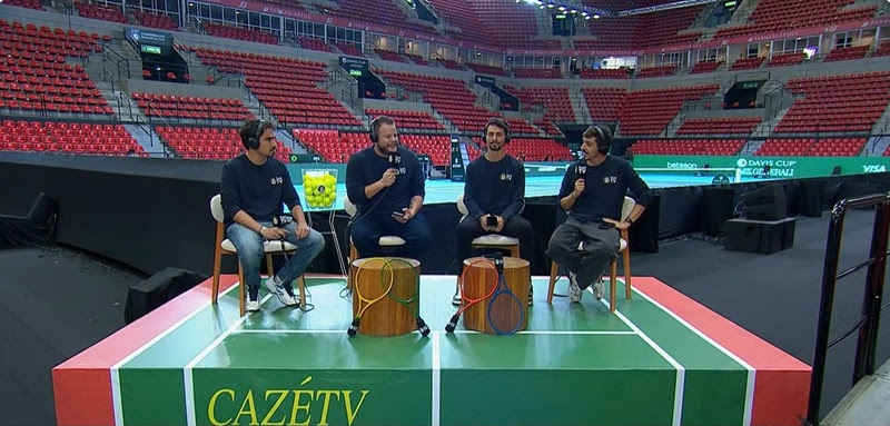 CazéTV prepara cobertura especial para a Copa Davis no Rio de Janeiro