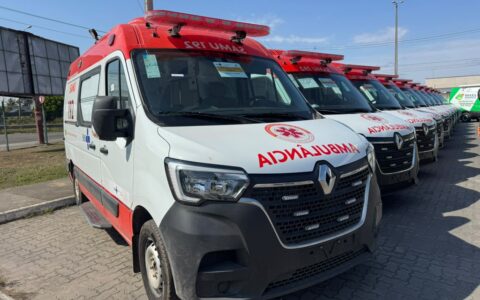 Imagem do post Bahia recebe 11 novas ambulâncias do SAMU e amplia atendimento de urgência