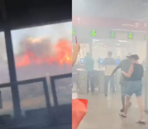 Imagem do post Incêndio em vegetação causa fumaça e assusta passageiros no metrô de Salvador
