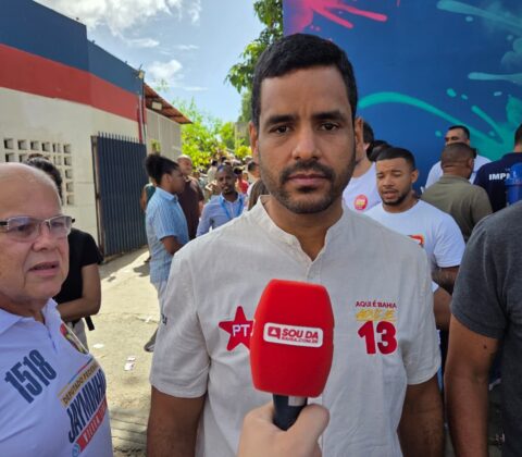 Imagem do post “Estamos muito alegres”, afirma Tassio Brito, presidente do PT sobre eleição na Bahia