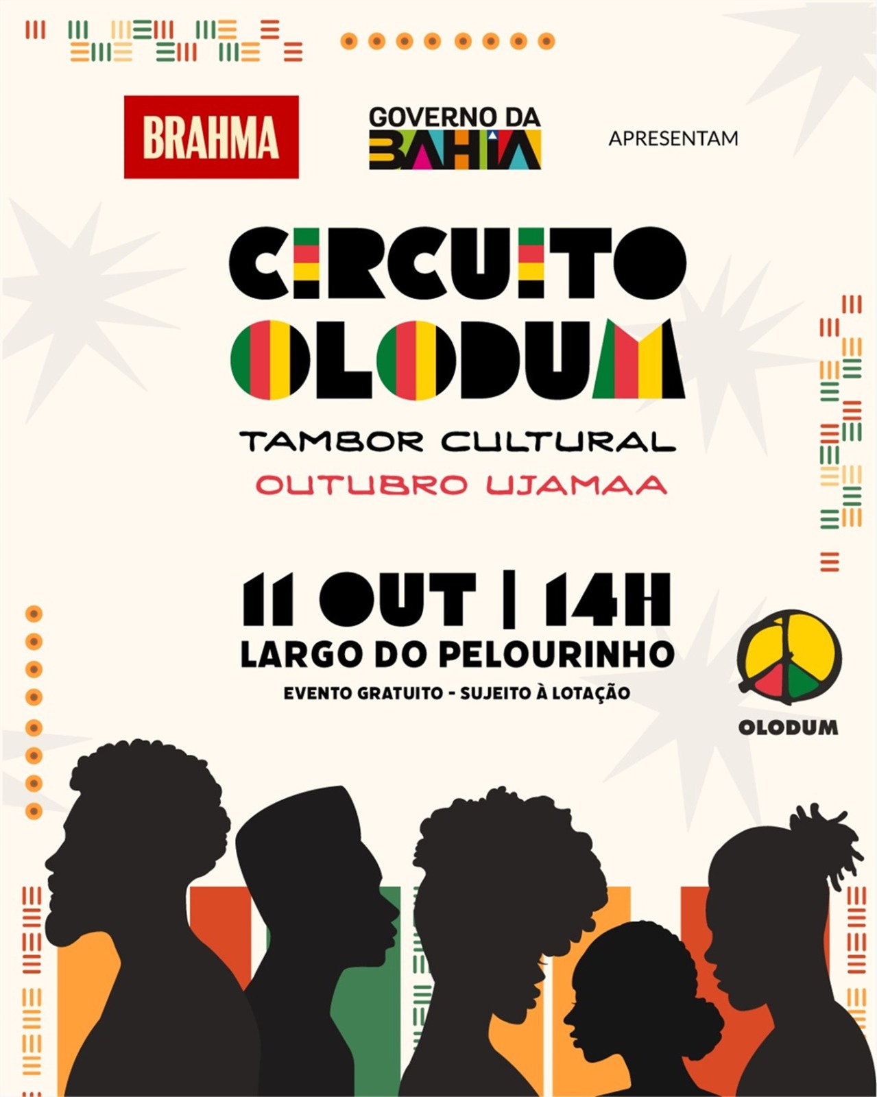 Circuito Olodum leva samba-reggae ao Pelourinho na véspera do feriado