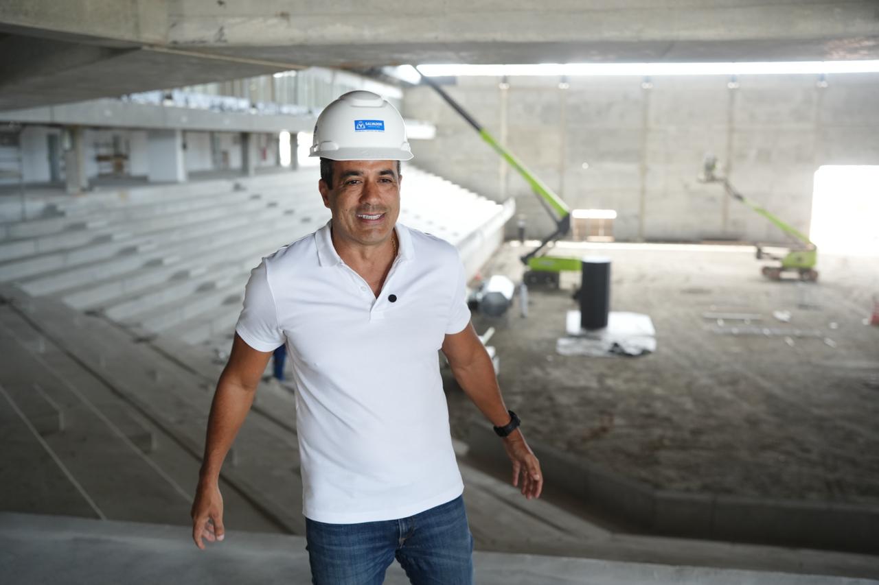 Bruno Reis vistoria obras do Balbinão e revela previsão de inauguração