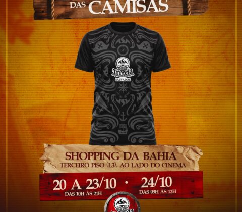 Imagem do post Retirada das camisas da Trivela começa na terça-feira (20), no Shopping da Bahia