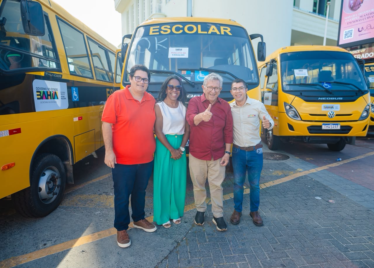 Camaçari ganha novo ônibus escolar para estudantes da zona rural; veja detalhes