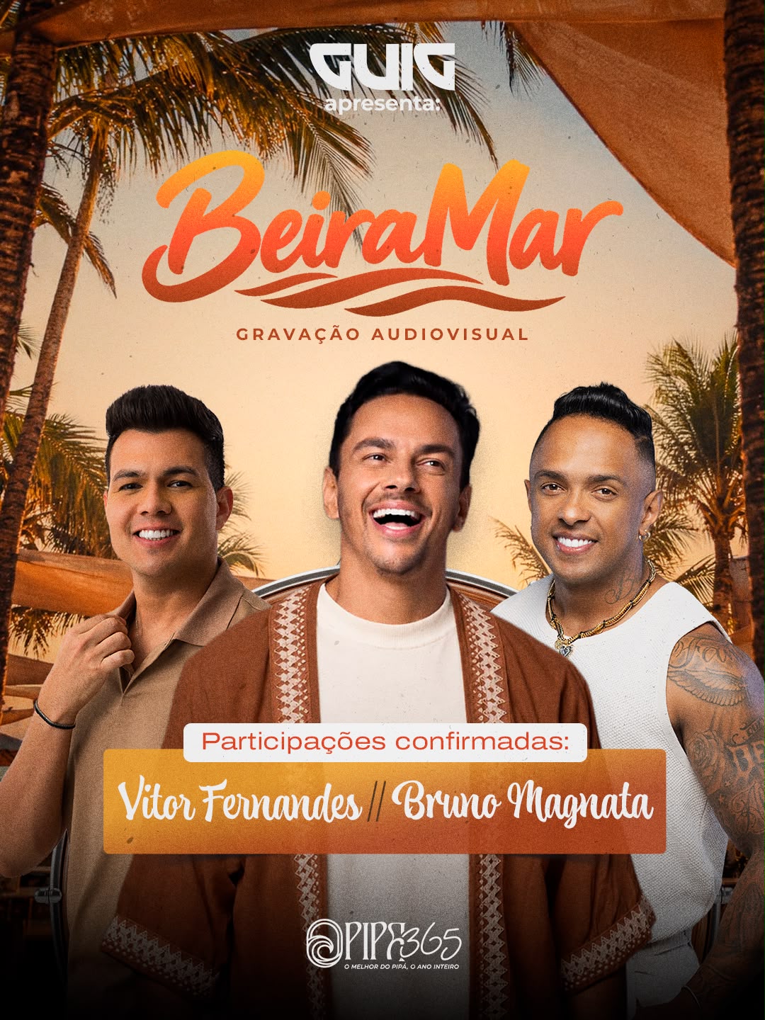 Guig anuncia gravação de audiovisual com participações de Vitor Fernandes e Bruno Magnata