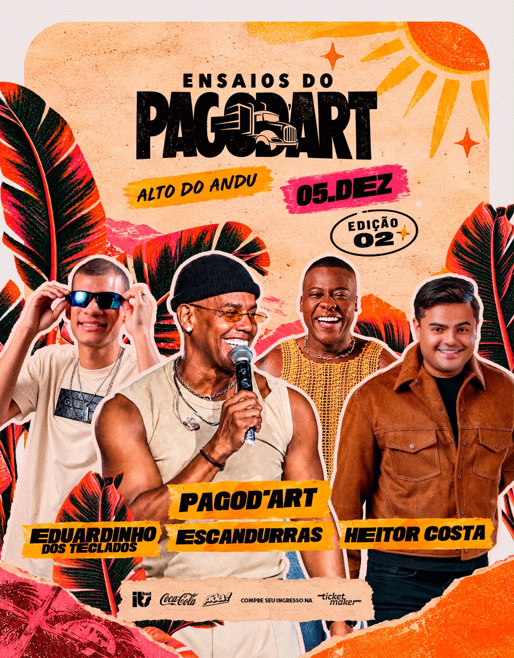 Pagod’art escala atrações de peso para 2º ensaio em Salvador
