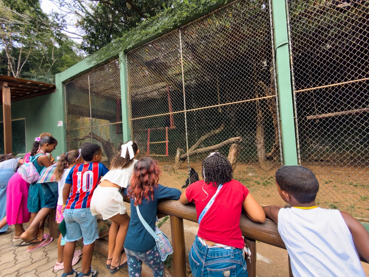 Crianças de Lauro de Freitas ganham passeio especial ao Zoológico de Salvador