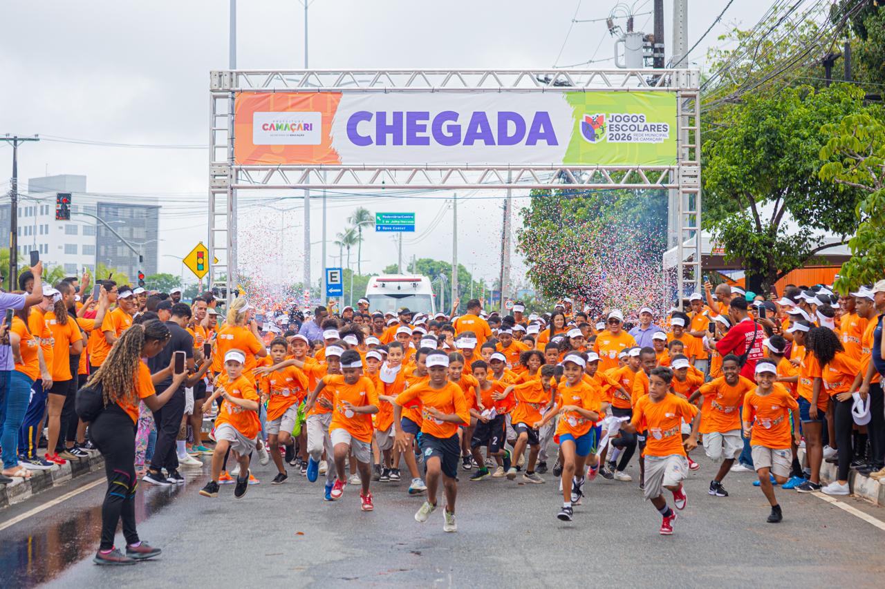 2ª Corrida da Educação encerra Jogos Escolares 2026 em Camaçari
