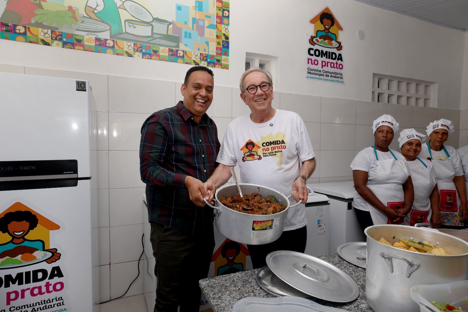Bahia inaugura cozinha comunitária em Andaraí com capacidade para servir 200 refeições por dia