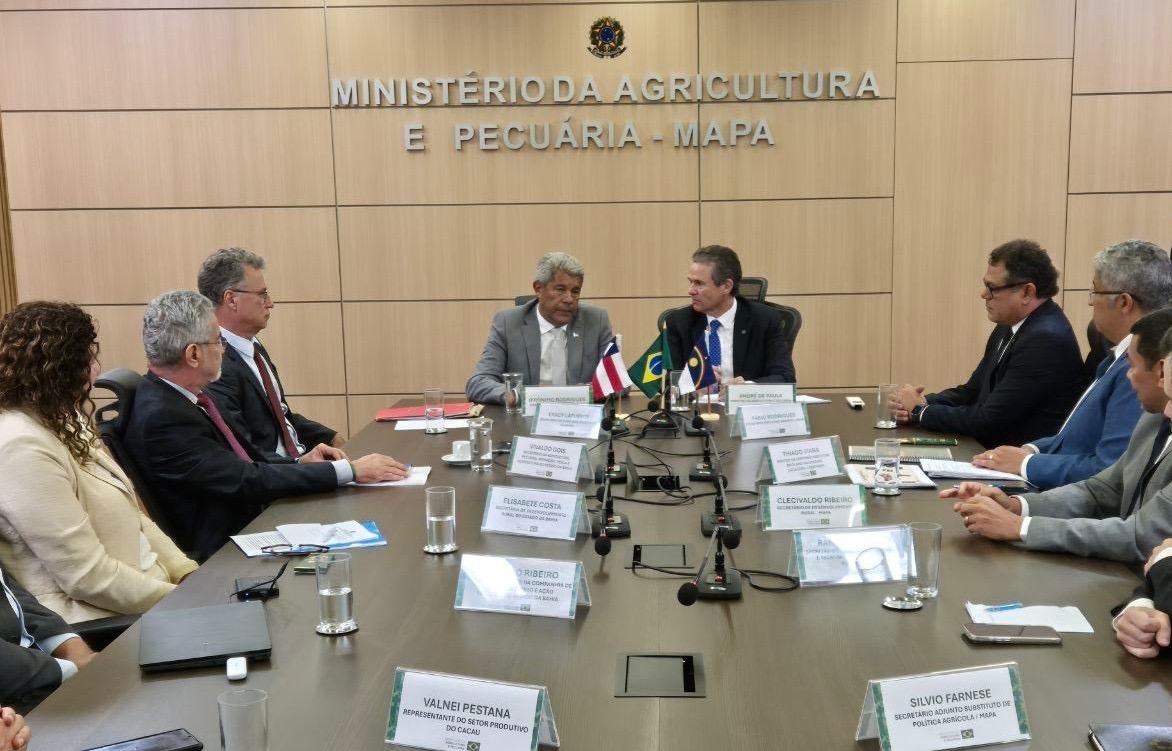 Bahia terá previsão oficial da safra de cacau após acordo entre Governo e Ministério da Agricultura